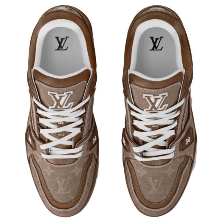 Кроссовки Louis Vuitton Trainer Brown - изображение 4