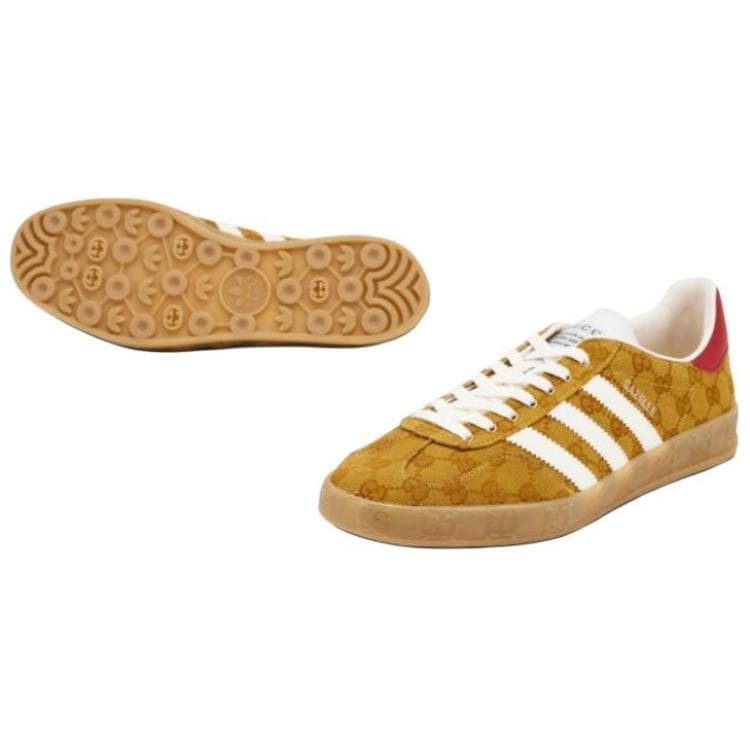 Кроссовки adidas x Gucci Gazelle Beige - изображение 5