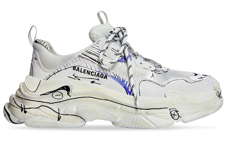 Кроссовки Balenciaga Triple S White - изображение 2