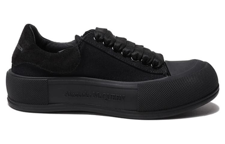 Кеды Alexander McQueen Deck Low Sneakers Black - изображение 2