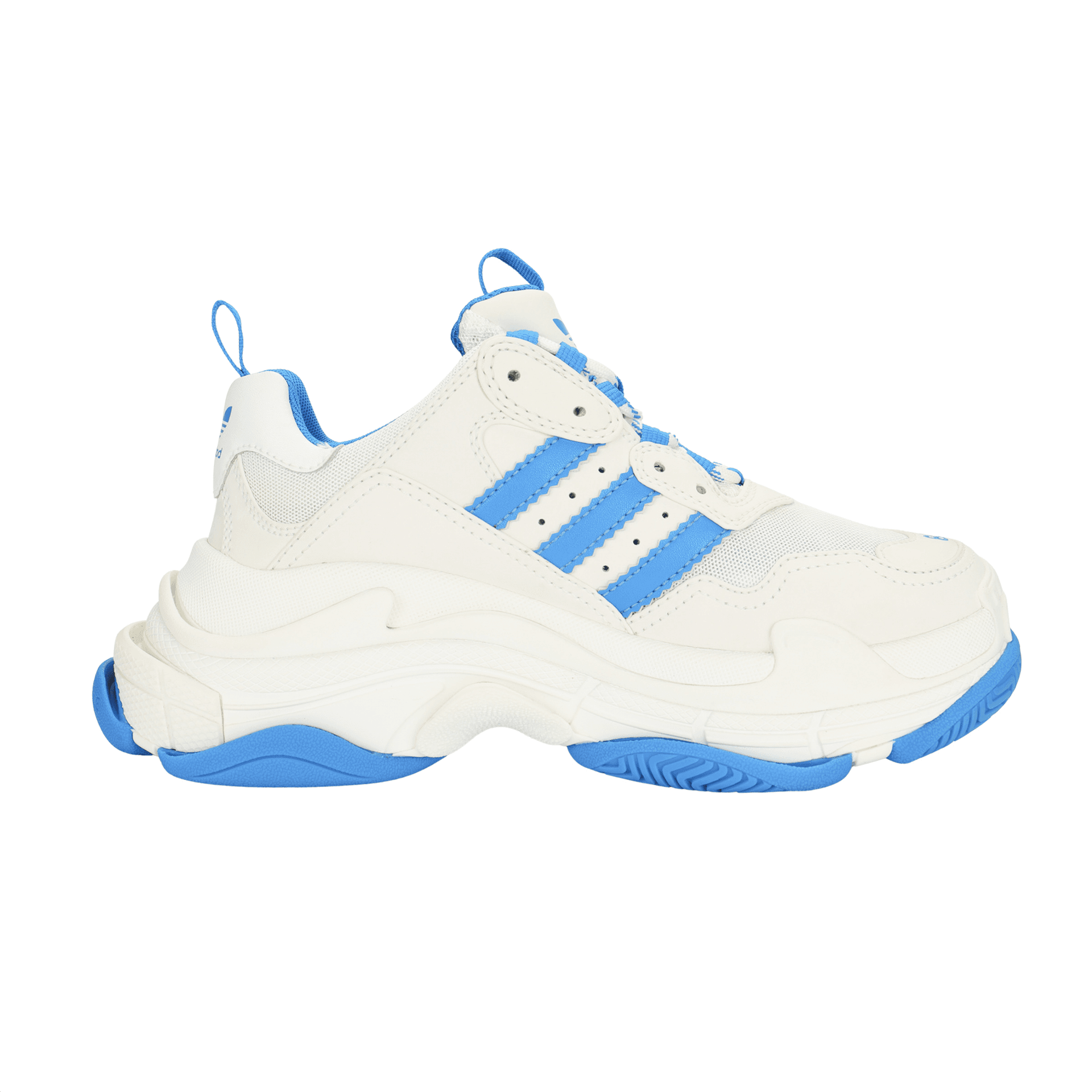 Кроссовки adidas x Balenciaga Triple S White Blue - изображение 2