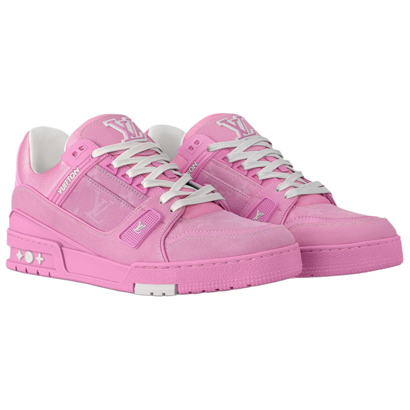 Кроссовки Louis Vuitton Trainer Low Pink - изображение 2