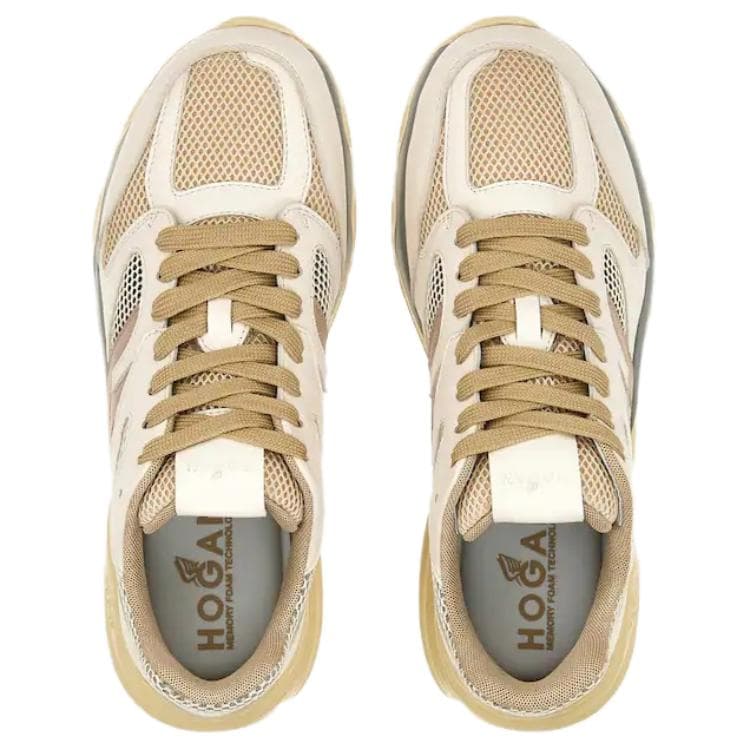 Кроссовки HOGAN H665 Кожа Низкий Верх Повседневная Обувь Мужская Серый - изображение 5