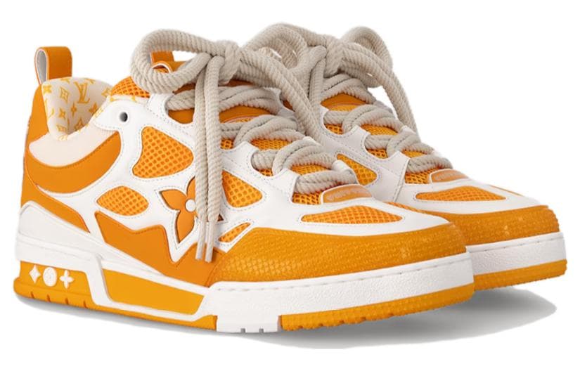 Кроссовки Louis Vuitton LV Skate Sneaker White Orange - изображение 2