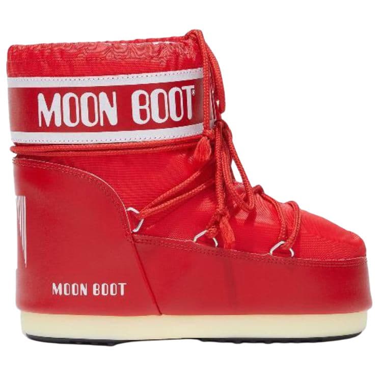 Ботинки зимние Moon Boot Short Snow Boots Red White - изображение 2