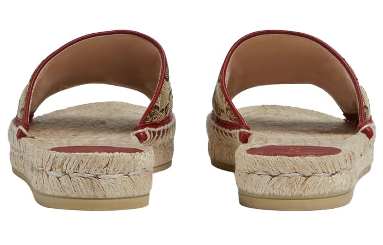Сандалии Gucci GG Quilted Espadrille Sandals Ebony - изображение 4
