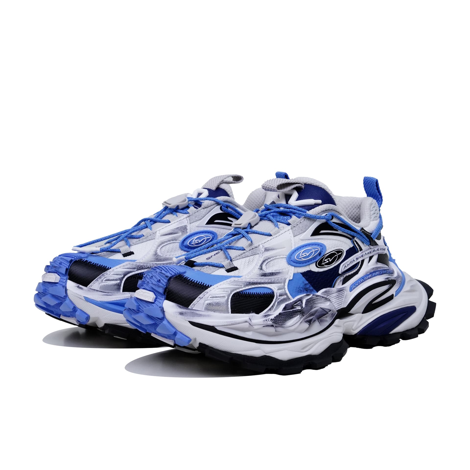Кроссовки ANTA SNEAKERVERSE Амортизация Противоскользящие Устойчивые к истиранию Низкий Топ Кроссовки с толстой подошвой Женские - изображение 3