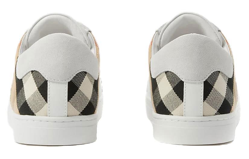 Кроссовки Burberry House Check Suede Leather Sneakers - изображение 5