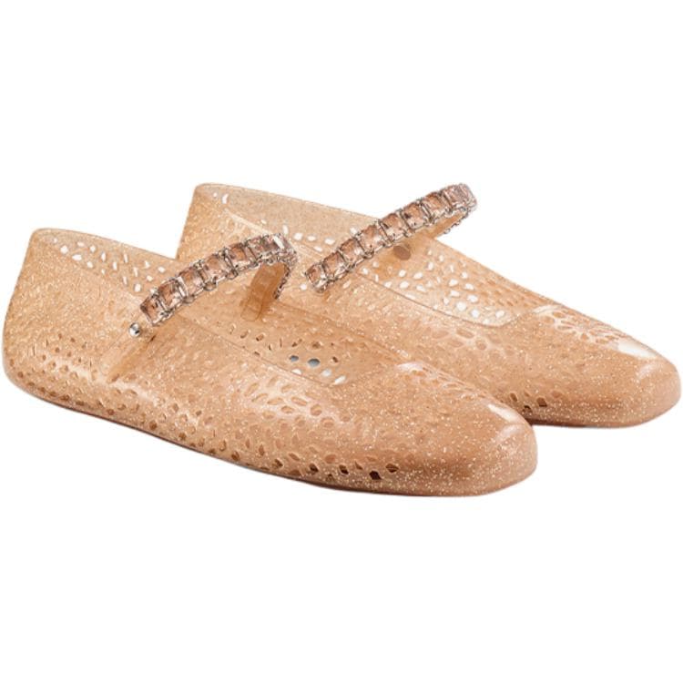 Jimmy Choo The Jelly Тонкие и без объема Туфли Мэри Джейн Женские Освежающий вариант Цвет ириски - изображение 3