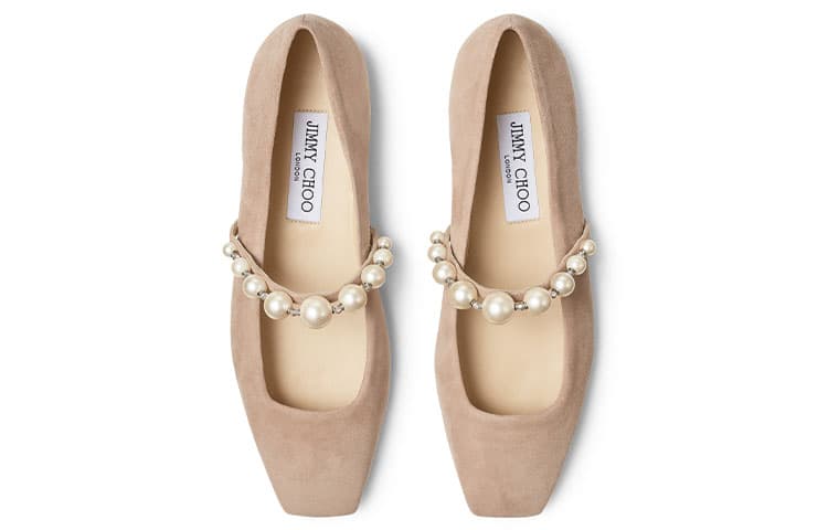 Тапочки Jimmy Choo Ade Flat Ballerina Pink - изображение 5