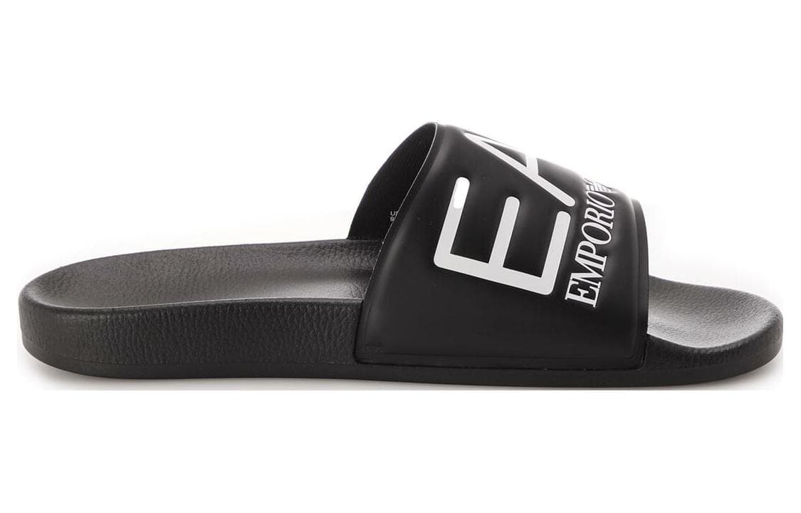 Сандалии Emporio Armani EA7 Black Slides - изображение 2