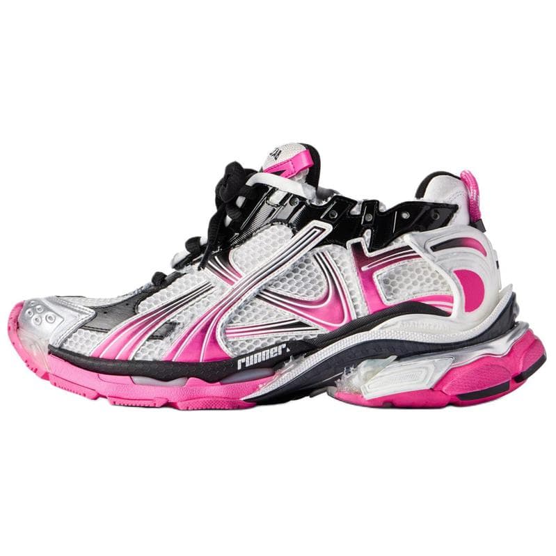Кроссовки Balenciaga Runner Low Casual Shoes Женские Розовые - изображение 1