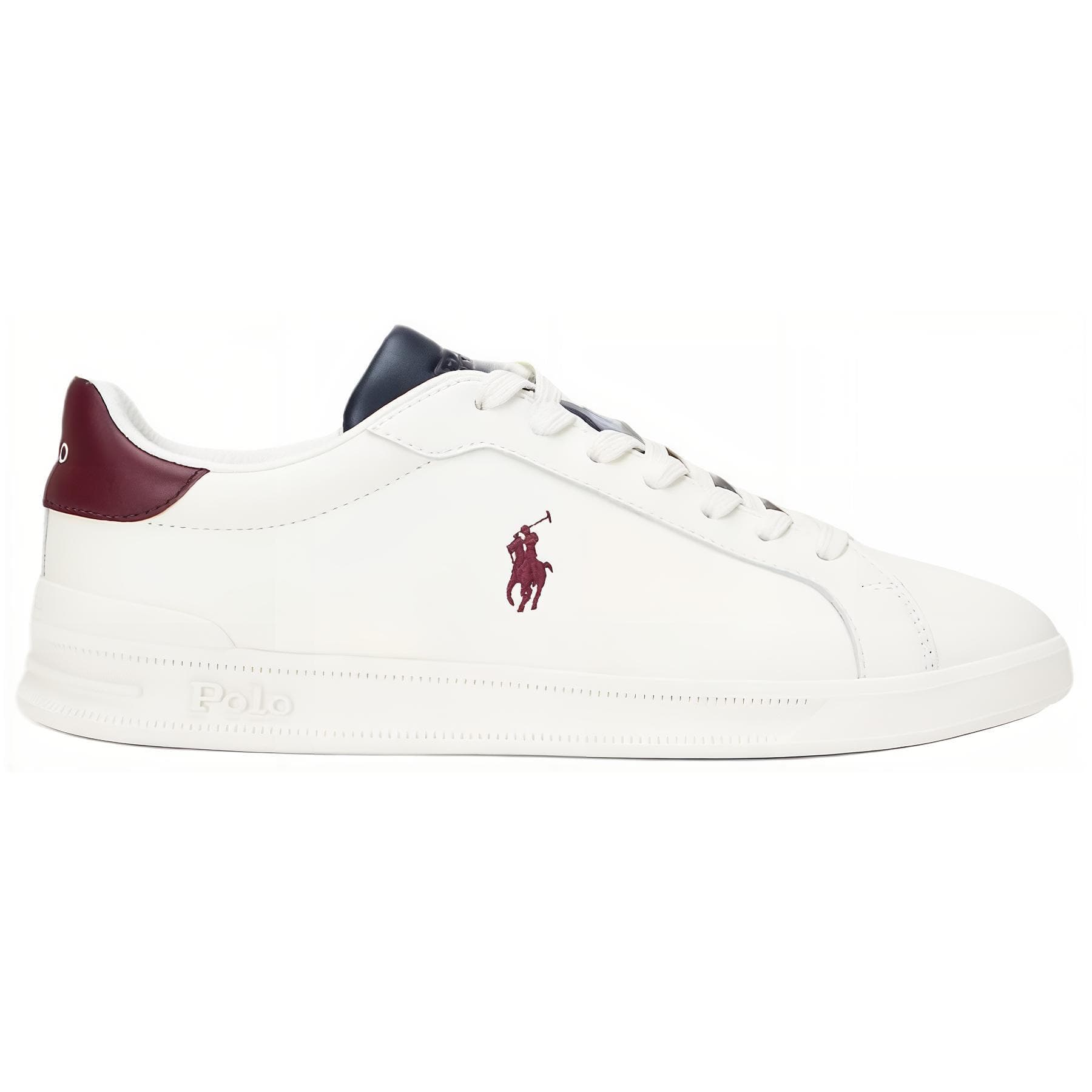 Кроссовки Polo Ralph Lauren Корт Кожа Низкие Кроссовки для скейтбординга Мужские Белые - изображение 2