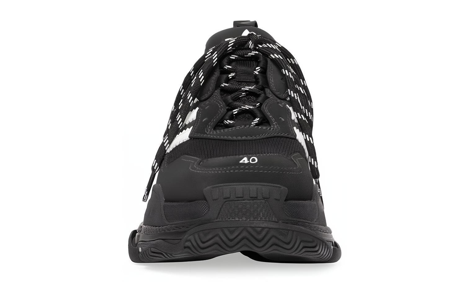 Кроссовки adidas x Balenciaga Triple S Black - изображение 4