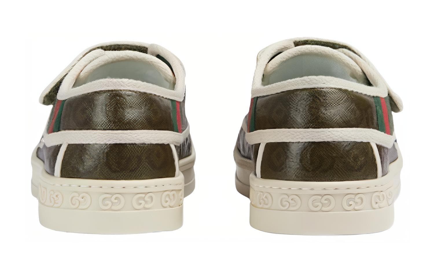 Кроссовки Gucci Tennis 1977 Хлопок ткань противоскользящий и водонепроницаемый дышащий баланс - изображение 3