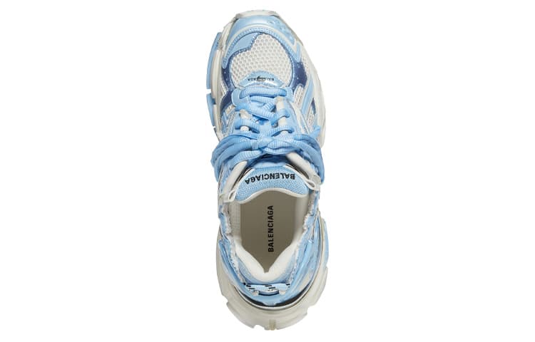 Кроссовки Balenciaga Runner White Blue - изображение 3