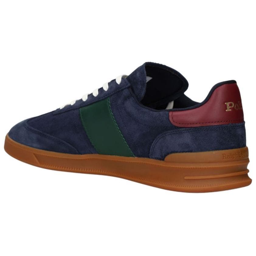 Кроссовки Polo Ralph Lauren Heritage Aera Low Скейтборд Кроссовки 1,5 см Мужские Синие - изображение 4