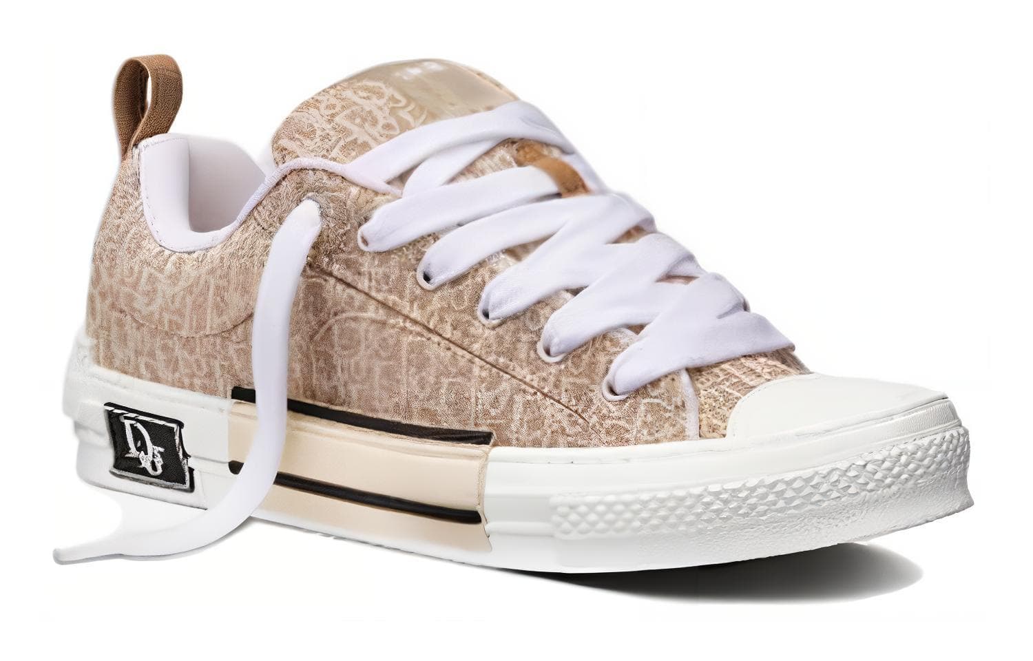 Кроссовки Dior B23 Oblique Beige - изображение 3