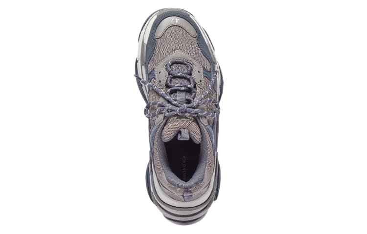 Кроссовки Balenciaga Triple S Grey Blue - изображение 4