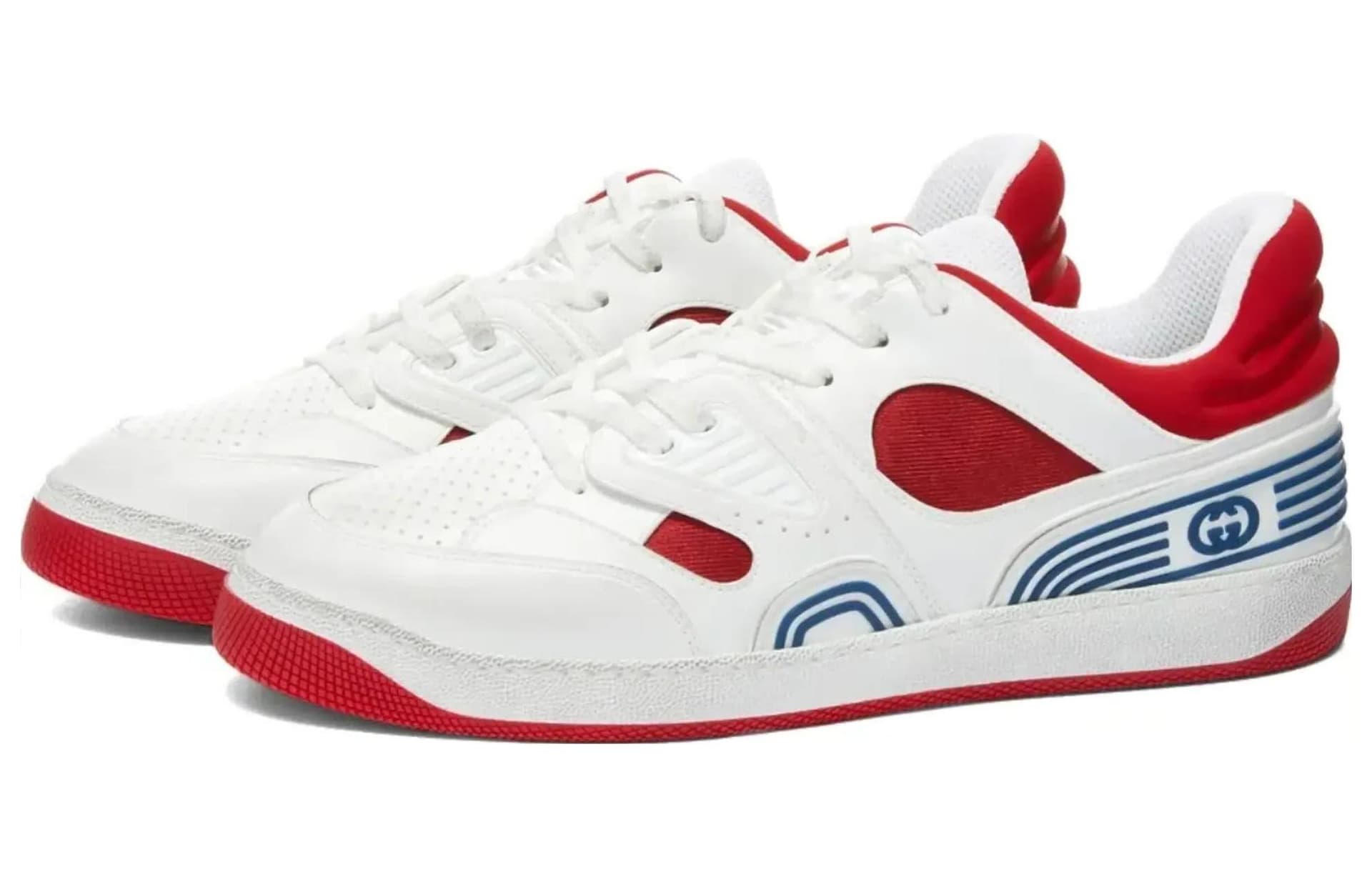 Кроссовки Gucci Basket White Red - изображение 2