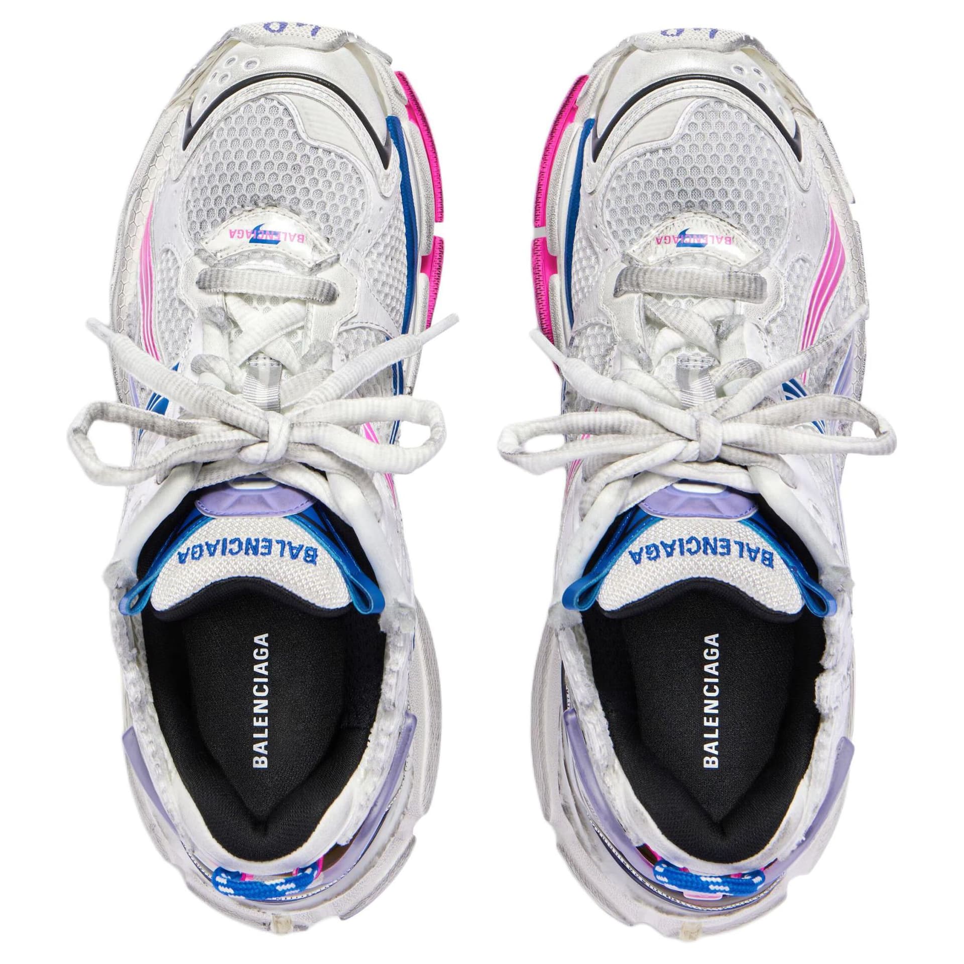 Кроссовки Balenciaga Runner Low Casual Shoes Женские Светло-фиолетовые - изображение 5