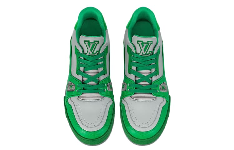 Кроссовки Louis Vuitton Trainer White Green - изображение 3