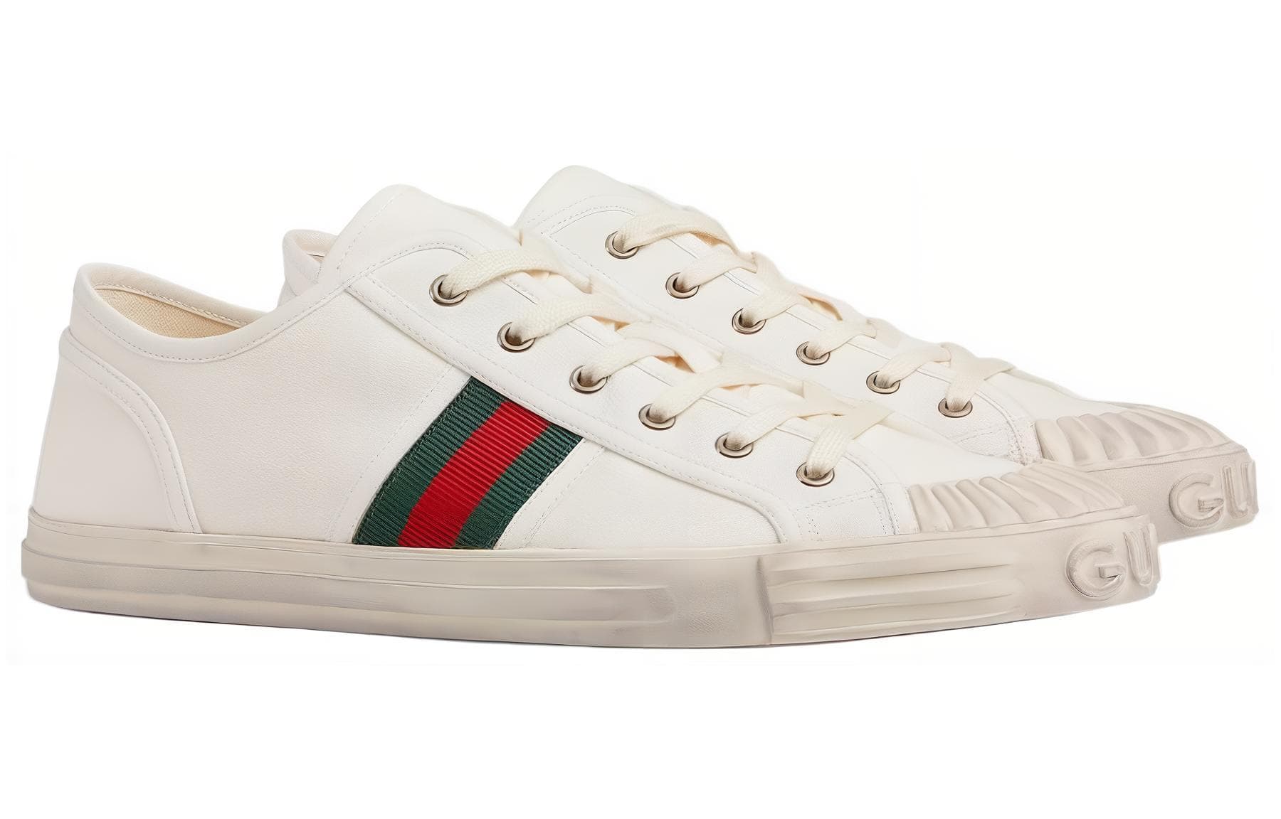 Кеды Gucci Low Top Sneakers White - изображение 3
