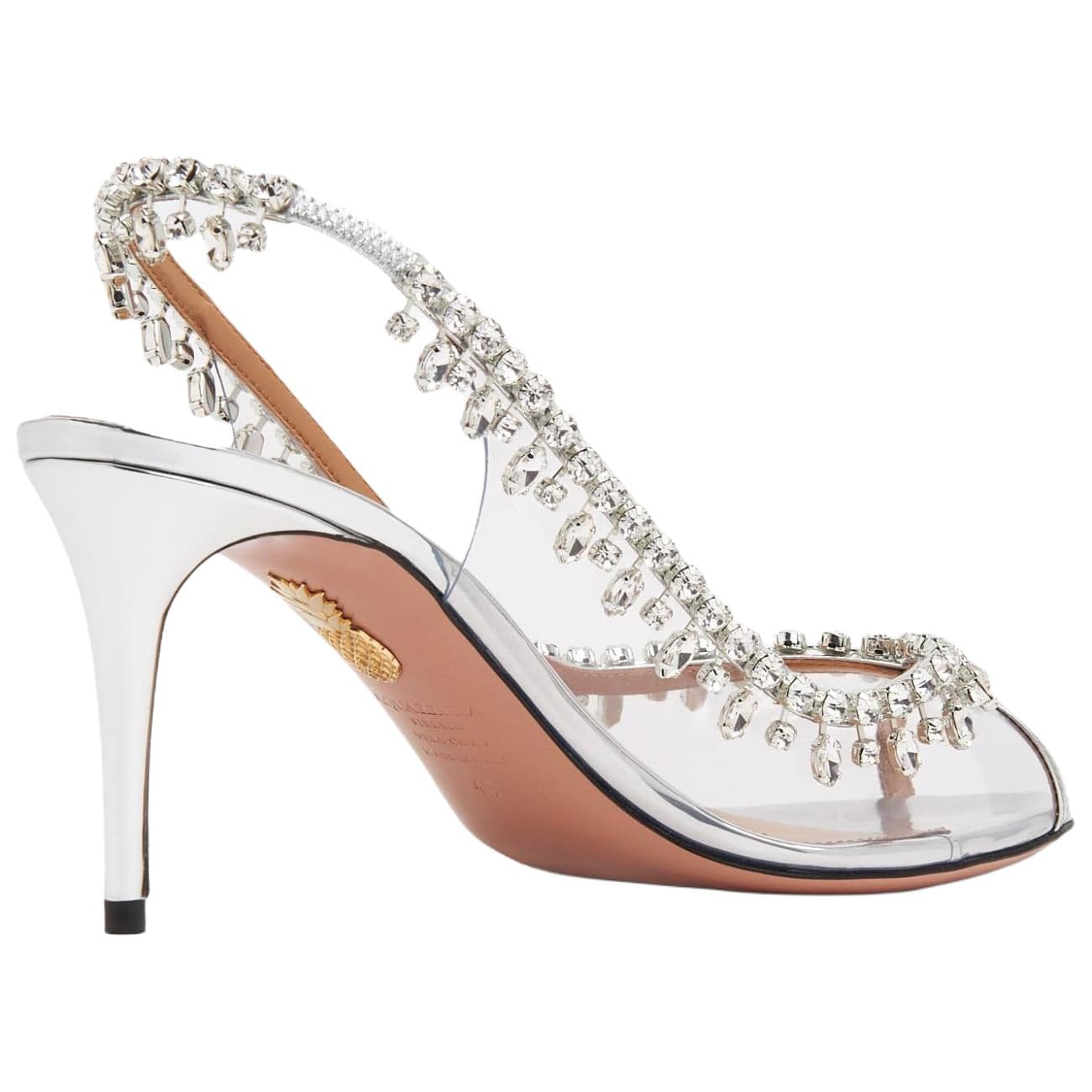 Шлёпанцы AQUAZZURA Temptation 7.5cm - изображение 3