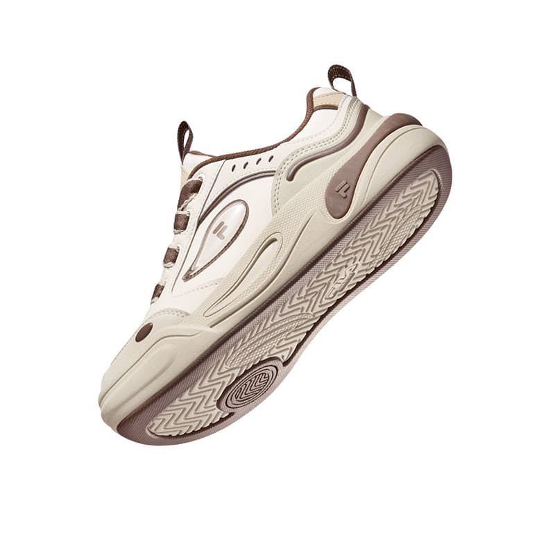 Кроссовки FILA FUSION CANNOLI Cake Shoes Текстиль Синтетическая кожа Повседневная обувь Женская Кремовый порошок - изображение 7