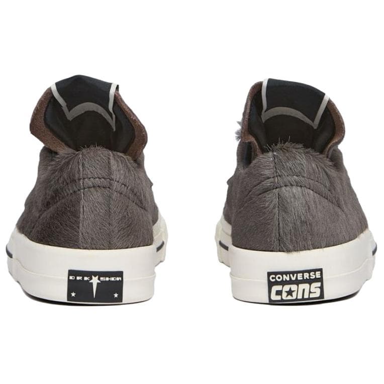 Кроссовки Rick Owens DRKSHDW HO25 ONESTR X Конверс Коллаборация Onestr Low Скейтборд Обувь Унисекс Темно-Серый - изображение 6