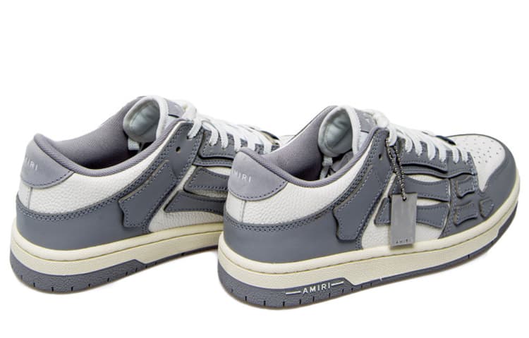 Кроссовки AMIRI Skel-Top Low White Grey - изображение 4