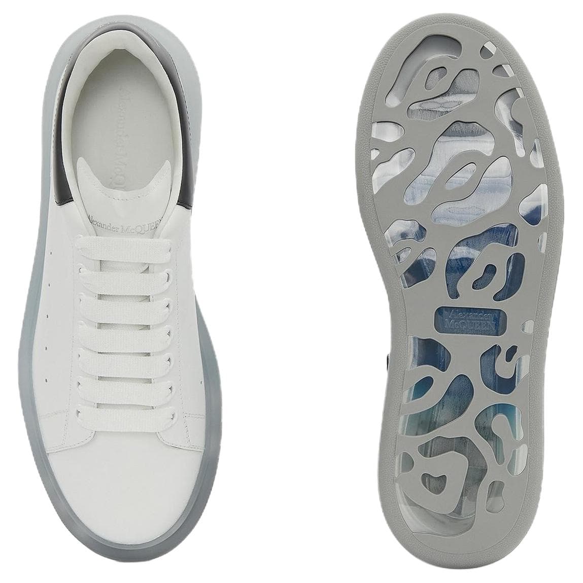 Кроссовки Alexander McQueen Leather Low-Top Sneakers - изображение 5