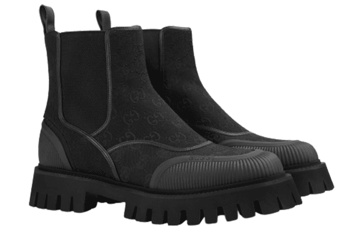 Ботинки челси Gucci Chelsea Boots Black - изображение 2