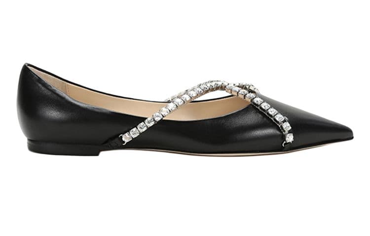 Тапочки Jimmy Choo Genevi Flat Black - изображение 2