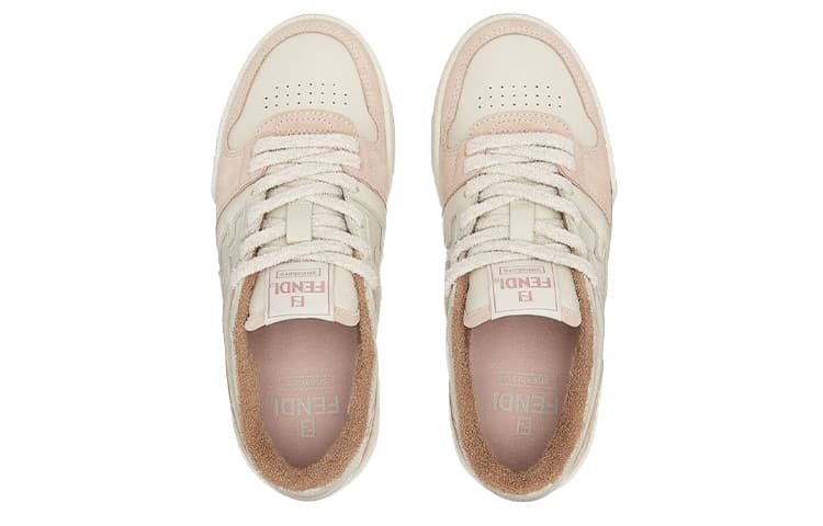 Кроссовки Fendi Match Suede Pink - изображение 4