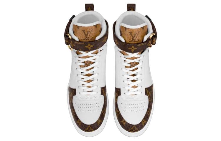 Кроссовки Louis Vuitton Boombox High-Top Sneakers White - изображение 5