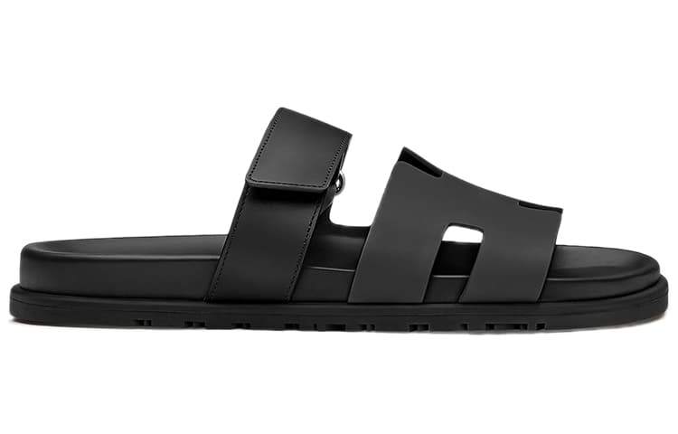 Сандалии Hermes Chypre Sandal Black - изображение 2