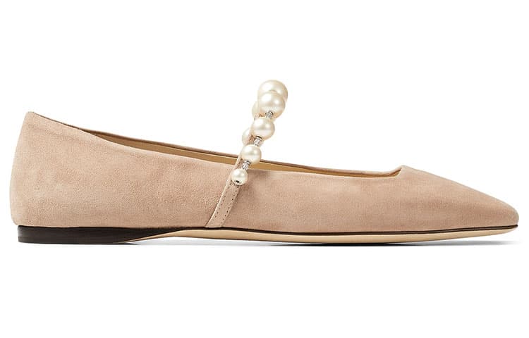 Тапочки Jimmy Choo Ade Flat Ballerina Pink - изображение 2