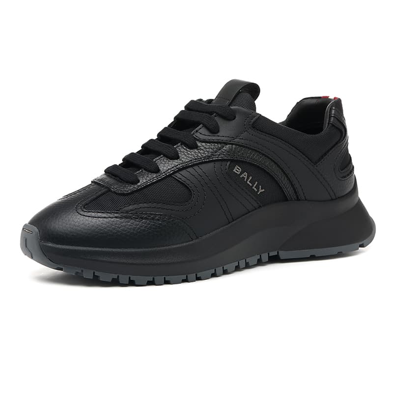 Кроссовки Bally Low Top Leather Sneakers Black - изображение 2
