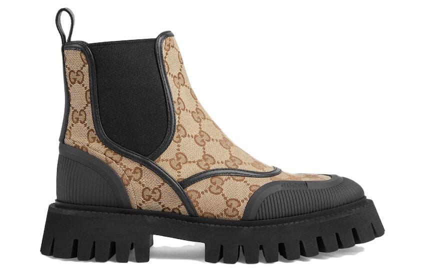 Ботинки челси Gucci Chelsea Boots Beige - изображение 2