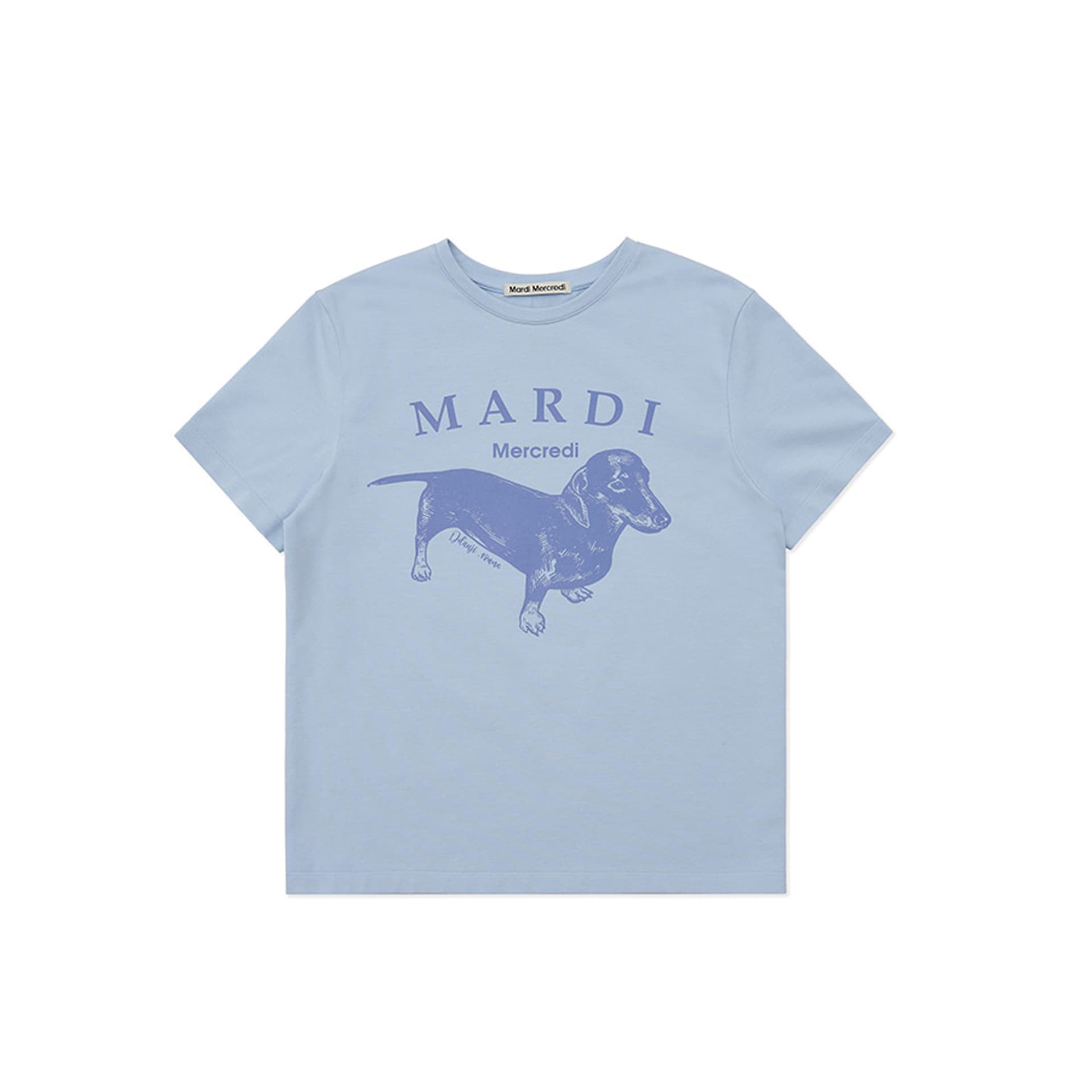 Футболка MARDI MERCREDI Fw25 T Рубашка Женская Корейская Стиль - изображение 1