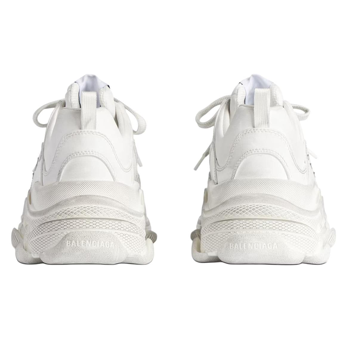 Кроссовки Balenciaga Triple S Спортивные Низкие Кроссовки Мужские Белые - изображение 6
