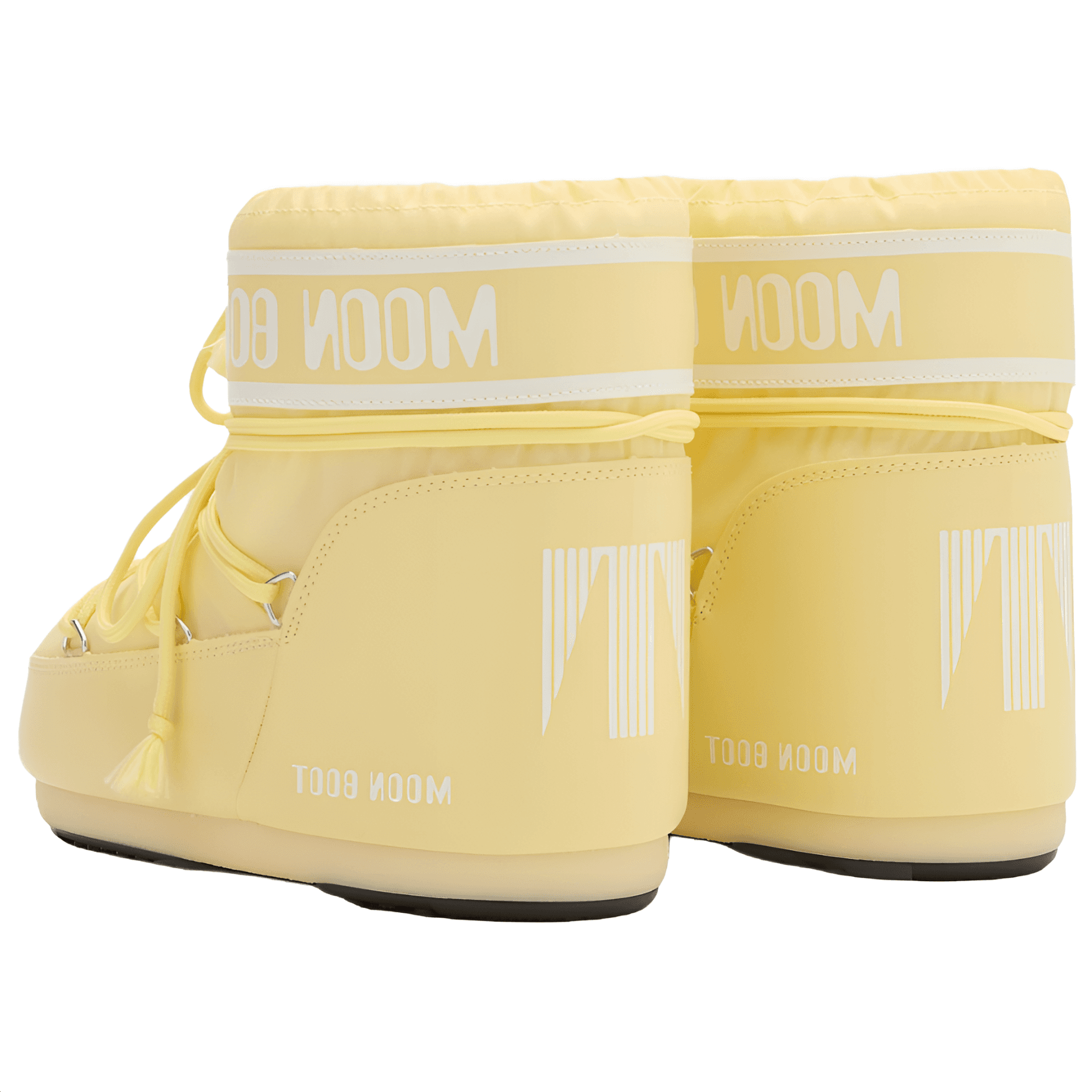 Ботинки зимние MOON BOOT GIALLO Короткие Сноубутсы Унисекс Желтые - изображение 4