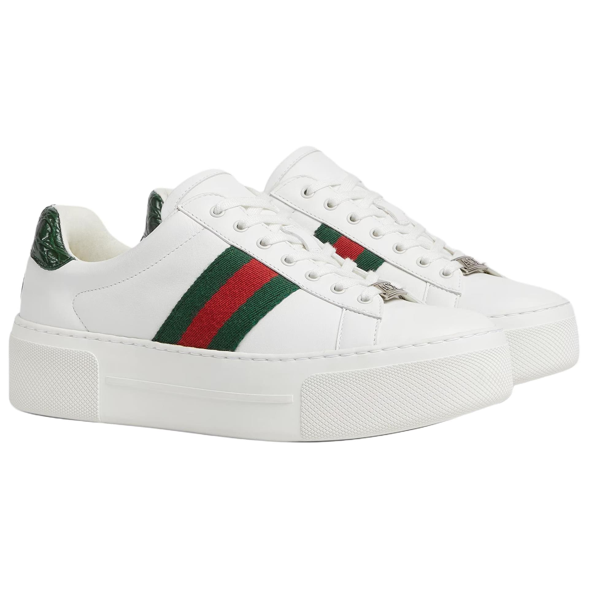 Кроссовки Gucci Ace White Green - изображение 2