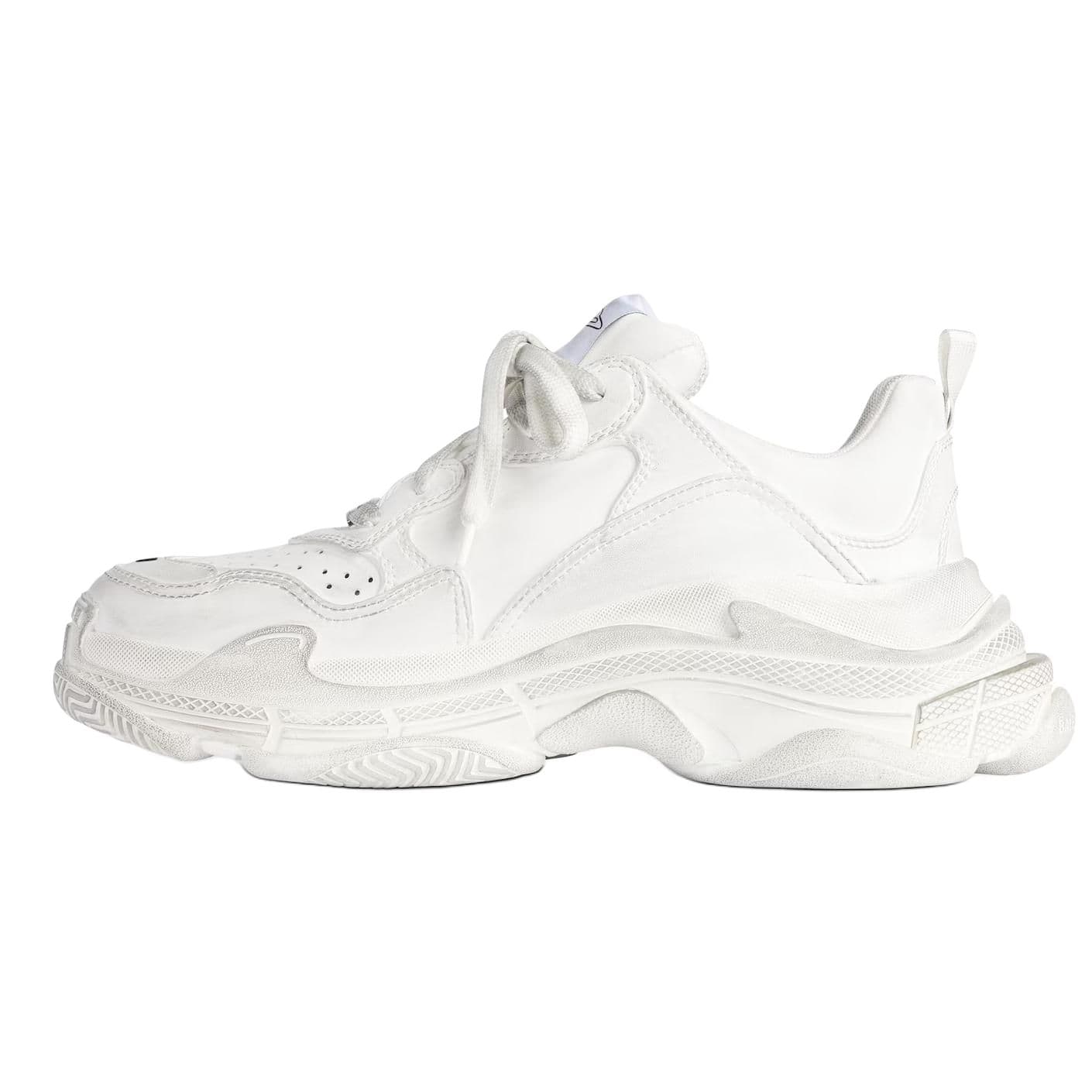 Кроссовки Balenciaga Triple S Спортивные Низкие Кроссовки Мужские Белые - изображение 1