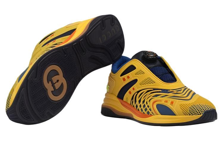 Кроссовки Gucci Ultrapace R Yellow - изображение 6