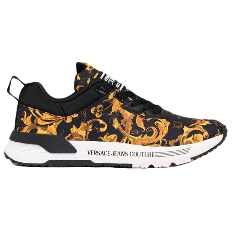 Кроссовки VERSACE JEANS COUTURE Low Топ Повседневная обувь Мужской Черный - изображение 3