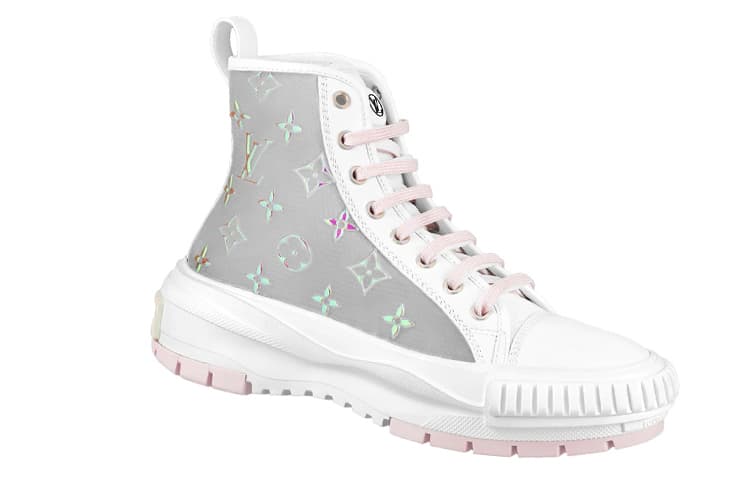Кроссовки Louis Vuitton Squad White Grey Pink - изображение 2