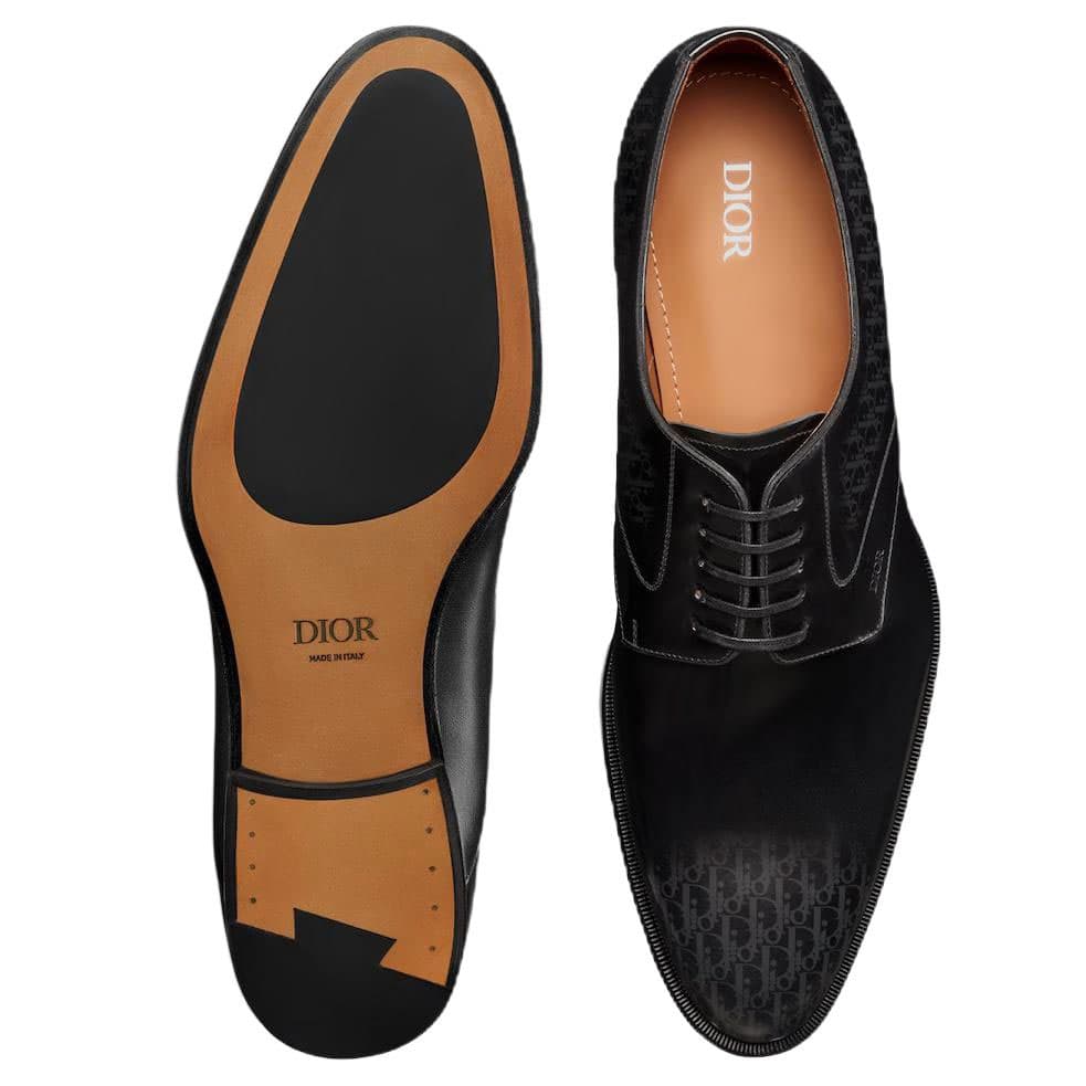 Dior Timeless Oblique Derby Shoes Black - изображение 5