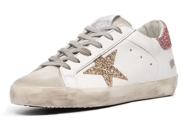 Кроссовки Golden Goose Super-Star White Pink Distressed - изображение 2